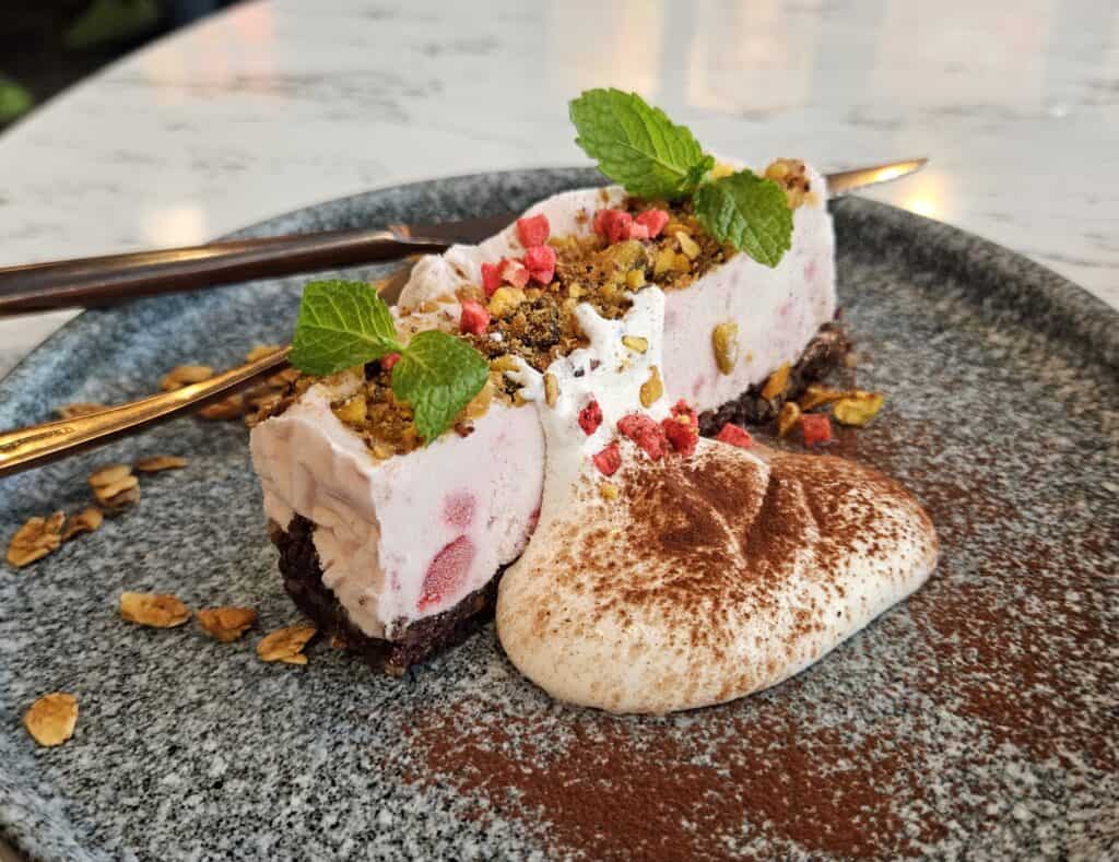 Vegan ice cream cake in Taipei, Taiwan