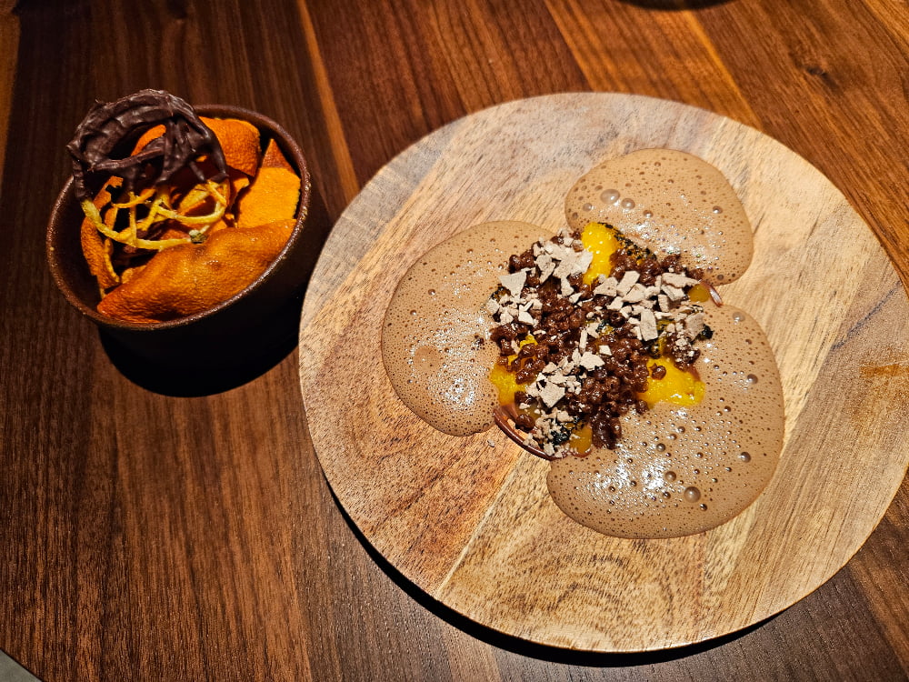 Chocolate dessert at Jola, Vienna