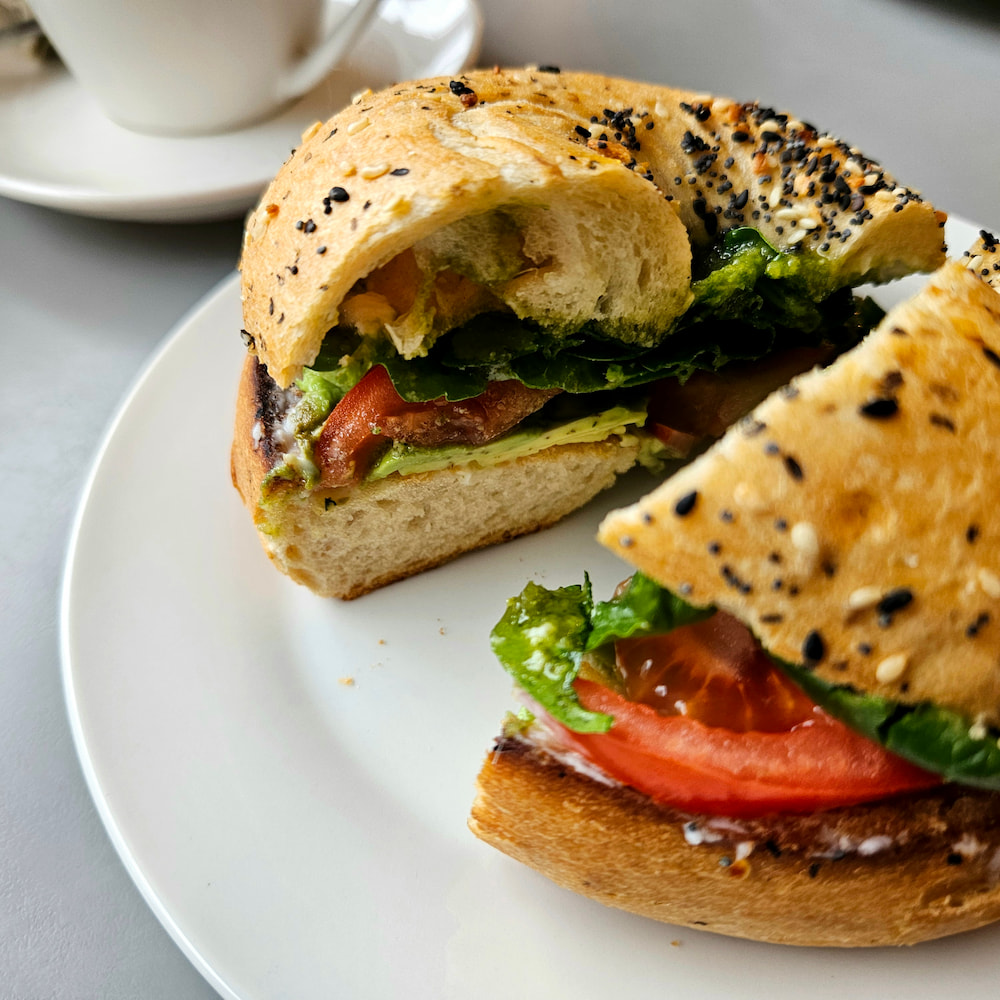 'Las Vegan' bagel at Wake and Bake, Reykjavik, Iceland